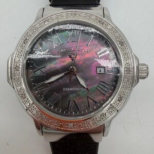 Swiss Legend South Beach Diamond Bezel Mother Of Pearl Face 35 MM Ladies Watch